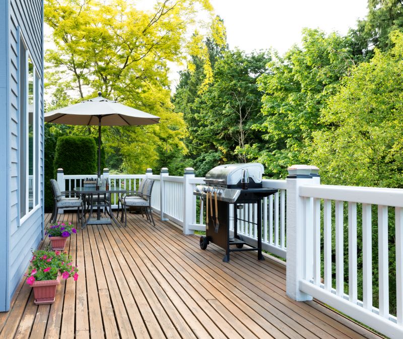 Outdoor Deck with Accessories
